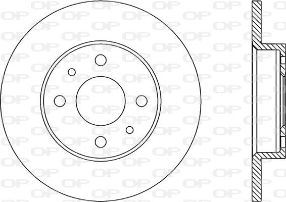 OPEN PARTS Тормозной диск BDR1144.10